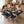 6 FT Fold-in-Half Camping Table with Rattan Texture