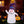 6 Ft Halloween Inflatables Cute Ghost with Dimming Infinity Mirror Light