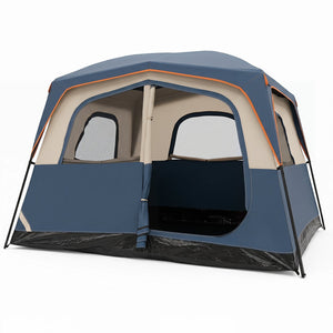 6-Person Camping Tent with Rainfly and Mesh Windows
