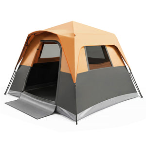 6-Person Instant Cabin Tent with Blackout Rainfly