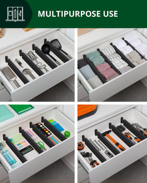Drawer Dividers 22”, Black