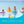 Intex 59260EP Colorful Transparent Inflatable Swimming Pool Beach Tube Raft