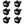 Little Giant HF15BLACK 15 qt. Mountable Plastic Hook Feeder, Black (6 Pack)