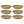 The HC Companies 21 Inch Planter Saucer for Classic Pots, Sandstone, 6 Pack