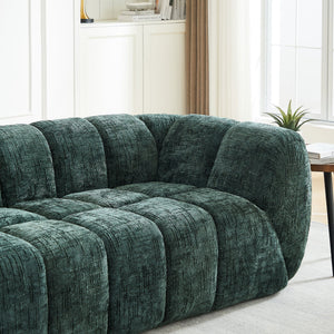 Modern Sofa With Piano Key Backrest