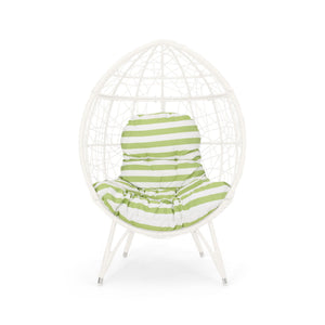 Cosmos - Round Hammered Iron Teardrop Chair