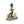 Sitting Dog Solar Lantern Planter Statue