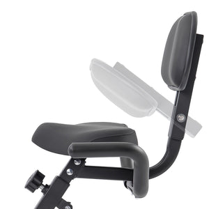 Exercise Bike Folding Stationary Bikes For Home With 16 Level Magnetic Resistance