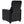 Push Back Recliner - Black
