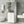 Tall Bathroom Cabinet with Laundry Basket