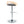 Grotto - Contemporary Adjustable Barstool, Swivel With Rounded T Footrest (Set of 2)