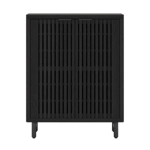 6 Tier Shoe Cabinet With Louvered Doors