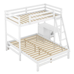 Bunk Bed With Built In Desk And 3 Drawers
