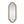 Scalloped Oval Wall Mirror, Vintage