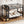 Twin XL Over Twin XL Metal Bunk Bed with Storage Shelves