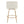 Toriano - Contemporary, Fixed Height Counter Stool With Swivel With Round Footrest (Set of 2)