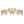 4-Piece Acacia Wood Patio Furniture Set