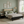 Queen Size Bed Frame with Plush Green Upholstered Headboard