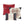 7 Piece Herringbone Comforter Set Red Queen