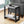 Accent Side Table Narrow Small 2-Tier Contemporary Modern