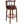 Swivel Cow Top Wooden Bar Stool, 360 Degree Swivel Bar Height Chair With Backs For Home Kitchen Counter