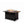 Outdoor 2 In 1 Gas Fire Pit Table With Lid & Glass Shield, Stainless Burner, Lava Rock, Rectangular Design - Black