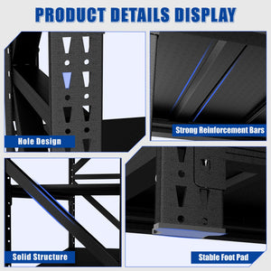 Heavy Duty Metal Adjustable Garage Shelves, 4000LBS Storage Rack