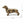11.4x3.3x6.6' Lifelike Dachshund Figurine with Copper Finish