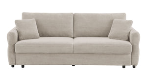 Haran Fabric Pull-Out Sleeper with Storage