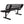 6' Outdoor Steel Bench With Backrest