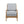 Arm Chair With Open Back Spindle Design, Padded Armrests