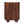 Solid Wood Curved Fluted Bedside Chest