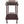 2 Shelf Serving Cart - Brown