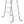 Intex Pool Ladder for 48 Inch Wall Pools & 15' Pool Debris Cover w/ Drain Holes