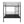 Modern Metal Bunk Bed, Full Over Full, No Box Spring Needed - Black