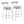 Rhonda - Contemporary Counter Stool (Set of 2)