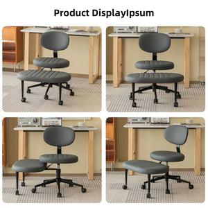 Ergonomic Cross Legged Office Chair With Back Support