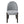 Clayten Gray Fabric and Espresso Finish Dining Chair (Set of 2)