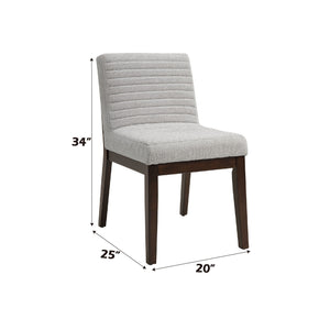 Edwyn Linen Side Chair (Set of 2) - Gray