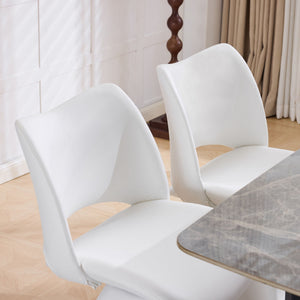 Modern Swivel Dining Chair With High Back