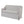 Slip Covered Settee With Casters - Beige