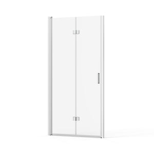 Frameless Bi Fold Shower Doors 30" W X 72" H - Chrome