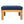 TOPMAX Outdoor 5-Piece Wood Sectional Patio Sofa Set with Blue Cushions