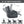 Grey Chenille Single Motor Power Lift Recliner Chair