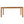 TOPMAX Patio Wooden Dining Table, 67