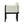 Linen Upholstered Armchair with Black Rubber Wood Legs