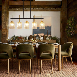Modern Farmhouse 5-Light Dining Room Chandelier