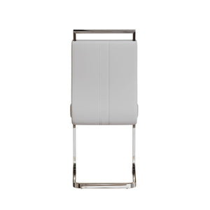 Modern Dining Chairs With Padded Seat, High Back
