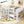 Low Loft Bed With Built In Desk, Storage Cabinets, Open Bookcase And Doodle board