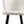 Modern Style Barstool, Tipped Ends, Suitable For Various Decoration Styles - White
